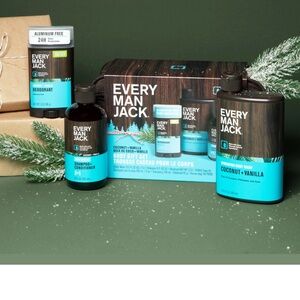 NEW! Every Man Jack Body Set- Body Wash, Deodorant, Shampoo Conditioner